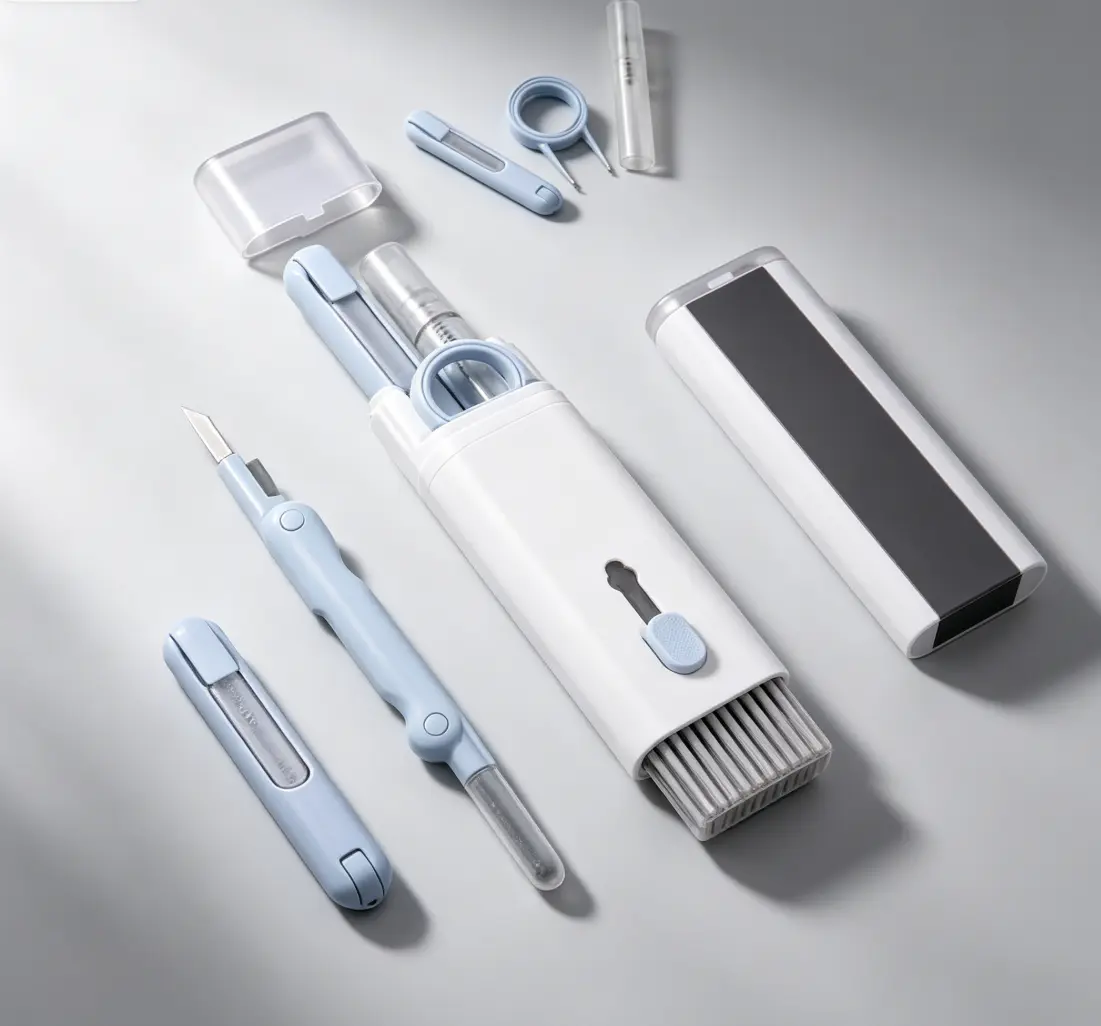 Kit de Nettoyage 7 in 1 مفتوح على المكتب